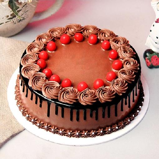 Chocolate Truffle Cherry Cake