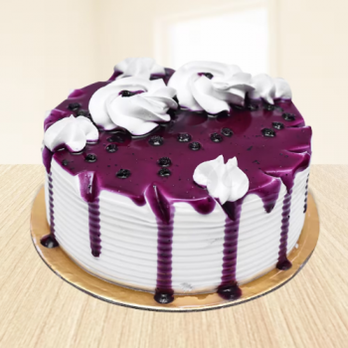 Blueberry Cream Cake