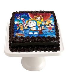 Doraemon Team Photo Cake 1 Kg