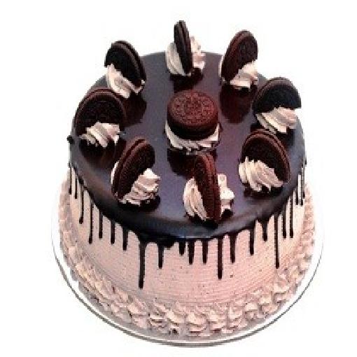 Choco Vanilla Oreo Cake